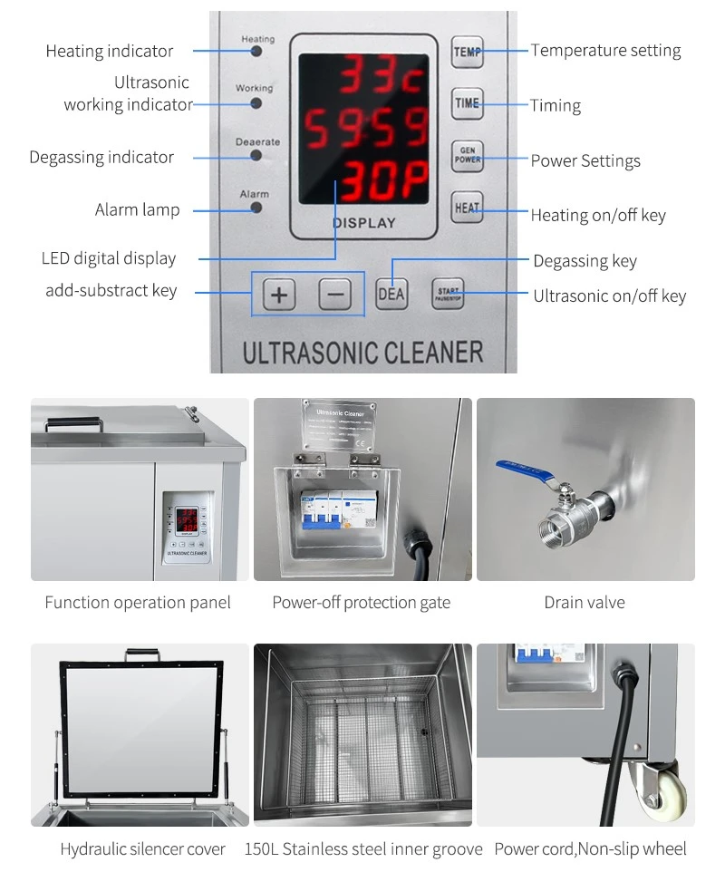 Engine Parts Ultrasonic Cleaning Machine